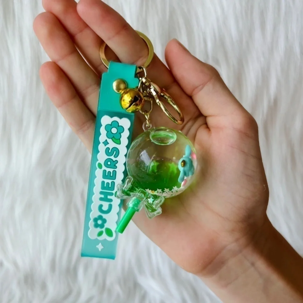 New! Fruit Lollipop Keychain, Candy Accessory, Key Ring Holder, Fruit Charm
